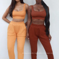 Factory Wholesale Gym Wear Sets Women Knit Tracksuit Seamless Sport Set Suits Yoga Fitness Set For Women